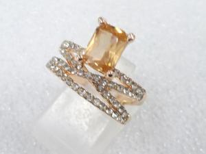 色石　指輪(12号)